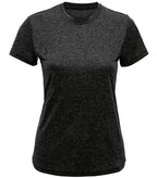 Women's TriDri® recycled performance t-shirt BlackMelange