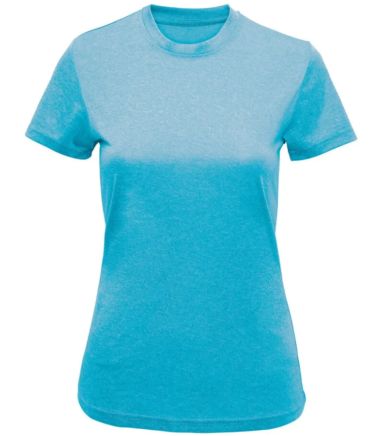 Women's TriDri® recycled performance t-shirt TurquoiseMelange