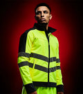 Hi-Vis Pro Softshell Jacket Orange/Navy