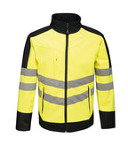 Hi-Vis Pro Softshell Jacket Yellow/Navy