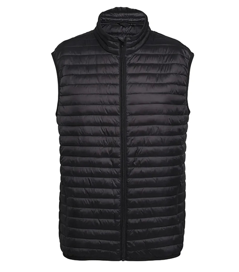 Tribe fineline padded gilet Black