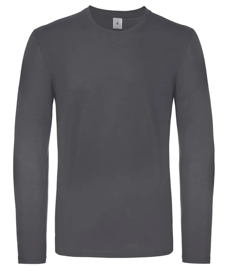 B&C #E150 LSL DarkGrey