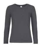 B&C #E190 LSL /women DarkGrey