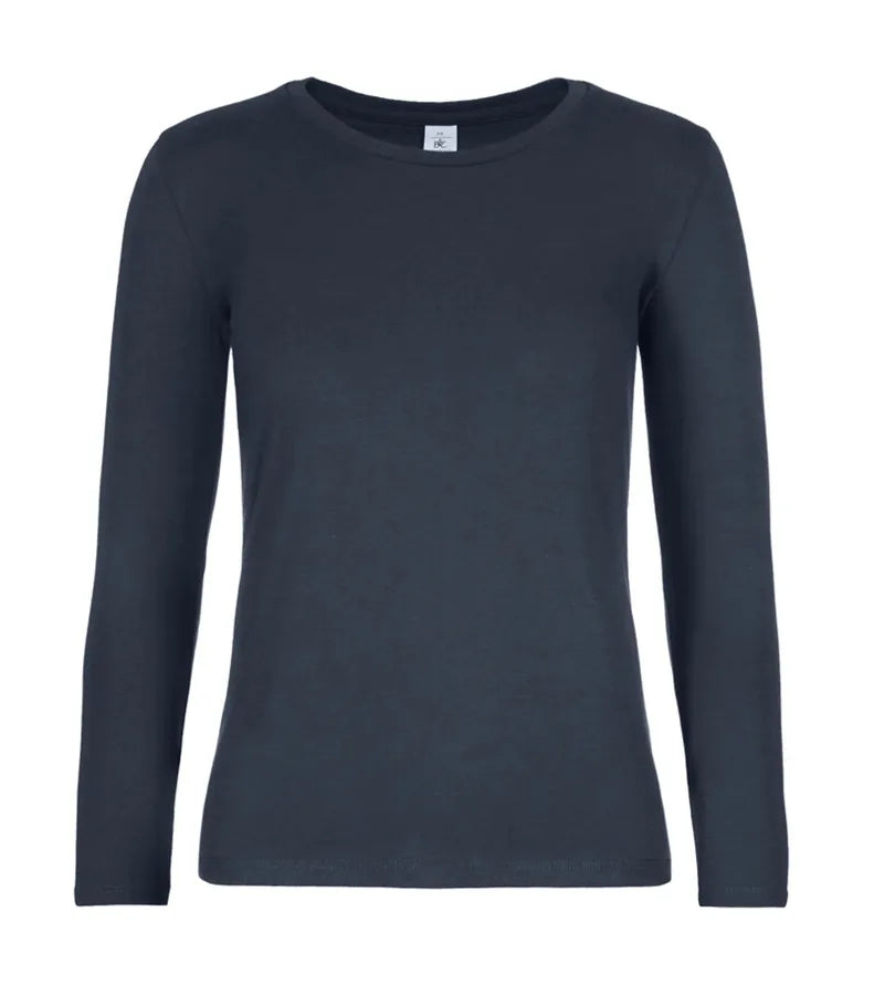 B&C #E190 LSL /women Navy