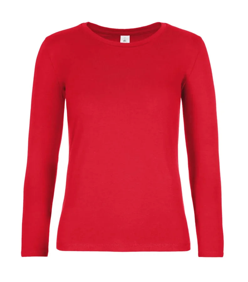 B&C #E190 LSL /women Red