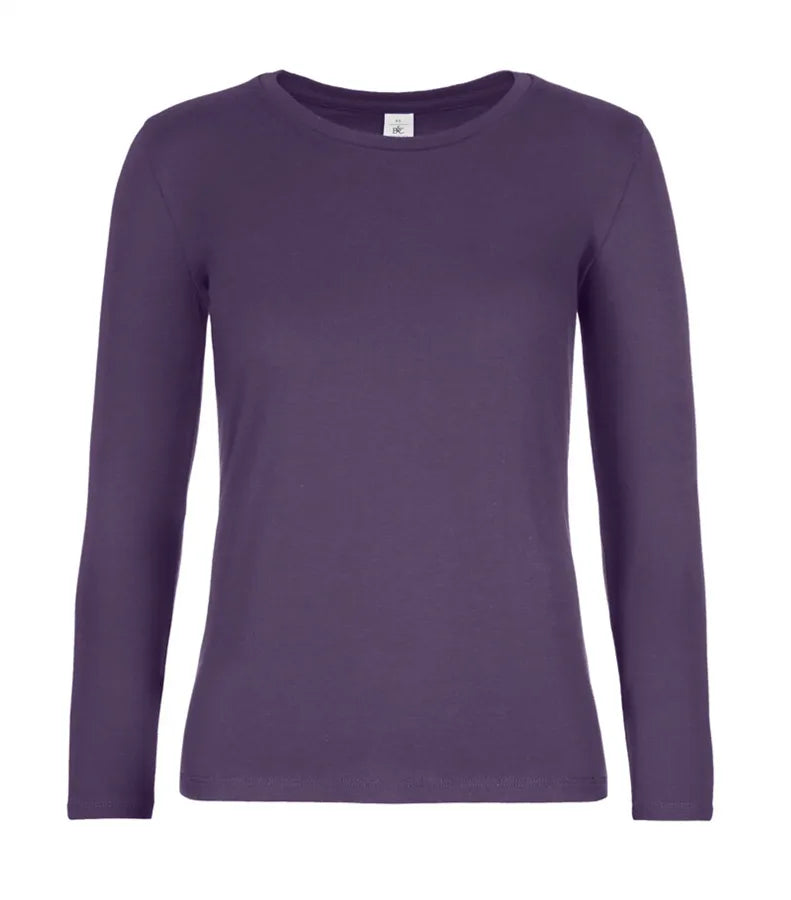 B&C #E190 LSL /women UrbanPurple