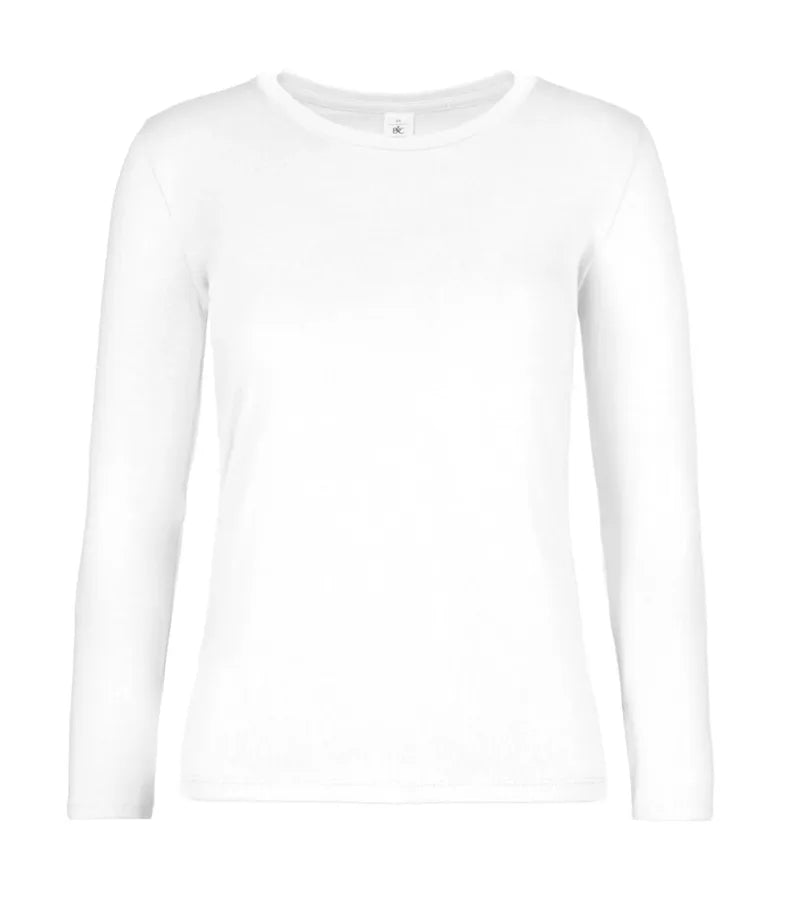 B&C #E190 LSL /women White