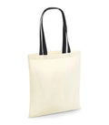 Bag for Life - Contrast Handles Natural/Black