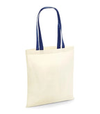 Bag for Life - Contrast Handles Natural/FrenchNavy