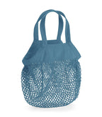 Organic Cotton Mini Mesh Grocery Bag AirforceBlue