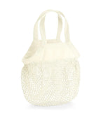 Organic Cotton Mini Mesh Grocery Bag Natural