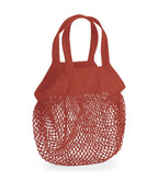 Organic Cotton Mini Mesh Grocery Bag OrangeRust