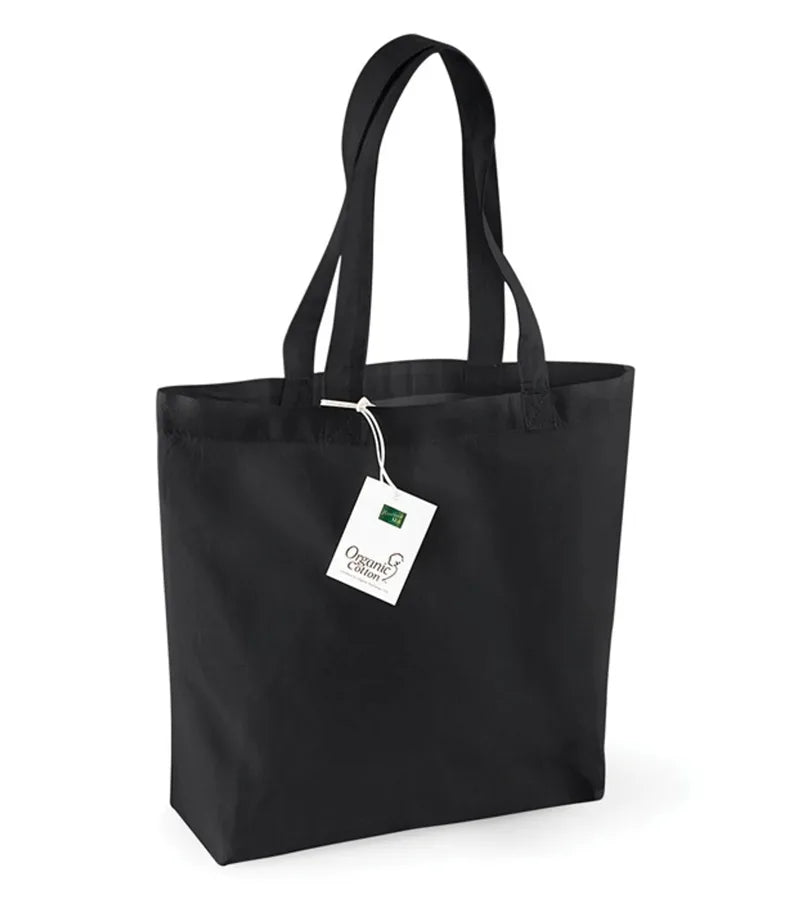 Organic Cotton Shopper Black