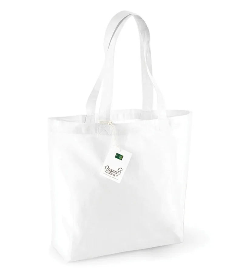 Organic Cotton Shopper White