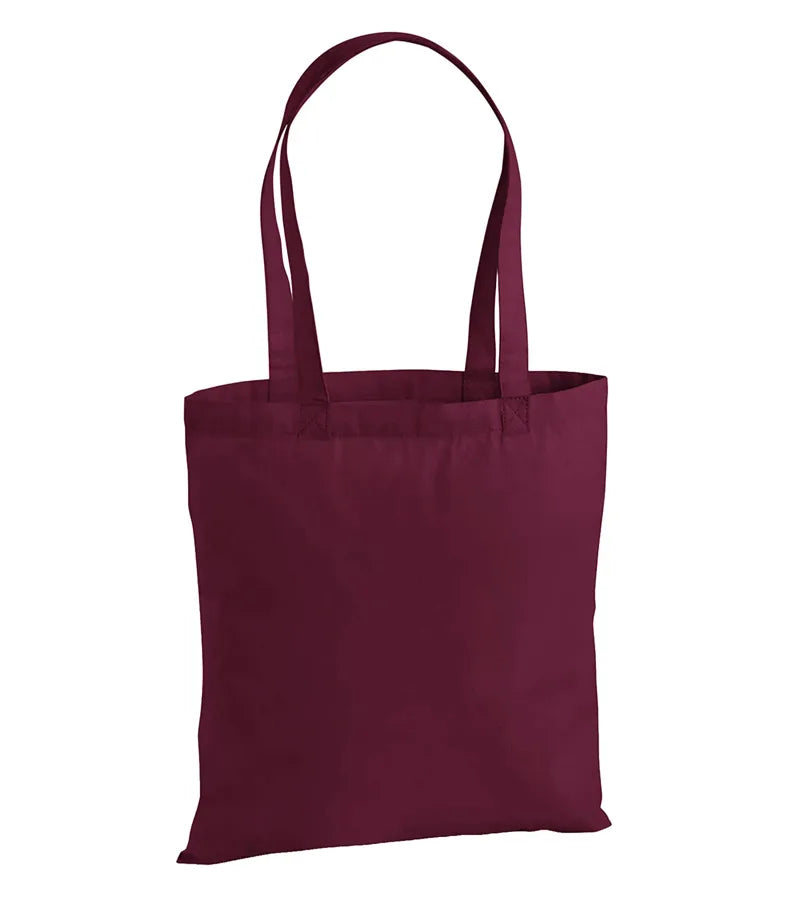 Premium Cotton Tote Burgundy