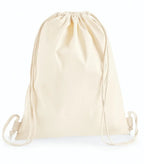 Premium Cotton Gymsac Natural