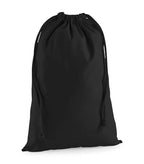 Premium Cotton Stuff Bag Black
