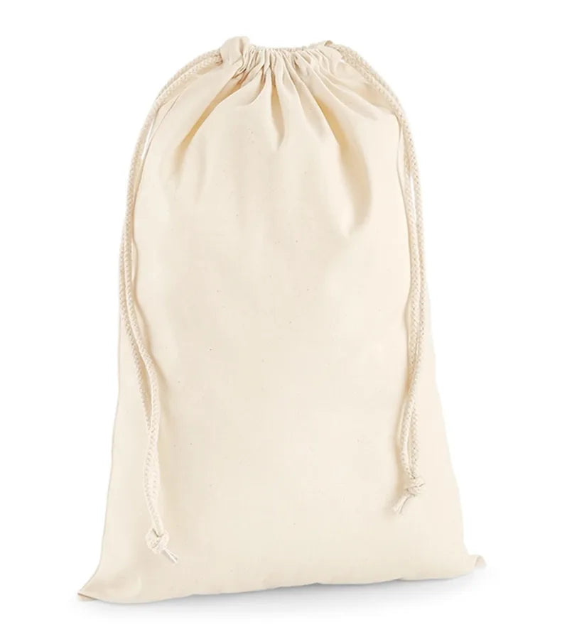 Premium Cotton Stuff Bag Natural