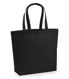 Premium Cotton Maxi Tote Black