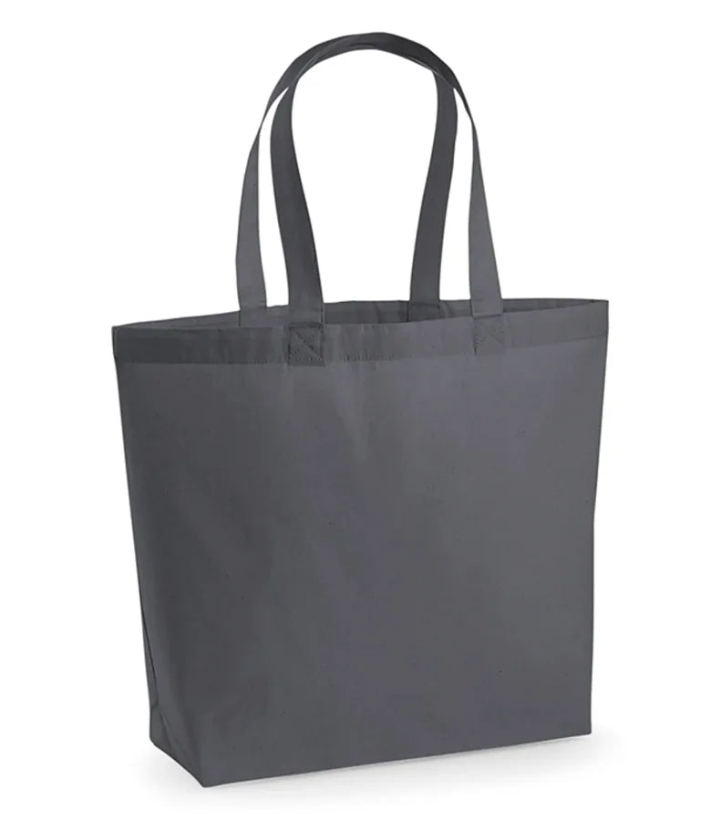 Premium Cotton Maxi Tote GraphiteGrey