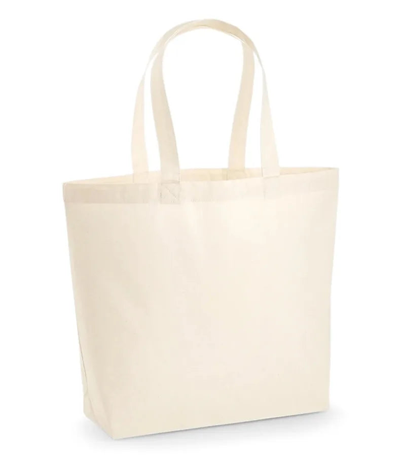 Premium Cotton Maxi Tote Natural