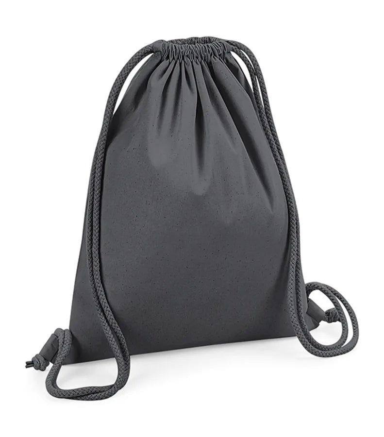 Organic Premium Cotton Gymsac GraphiteGrey