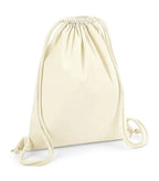 Organic Premium Cotton Gymsac Natural