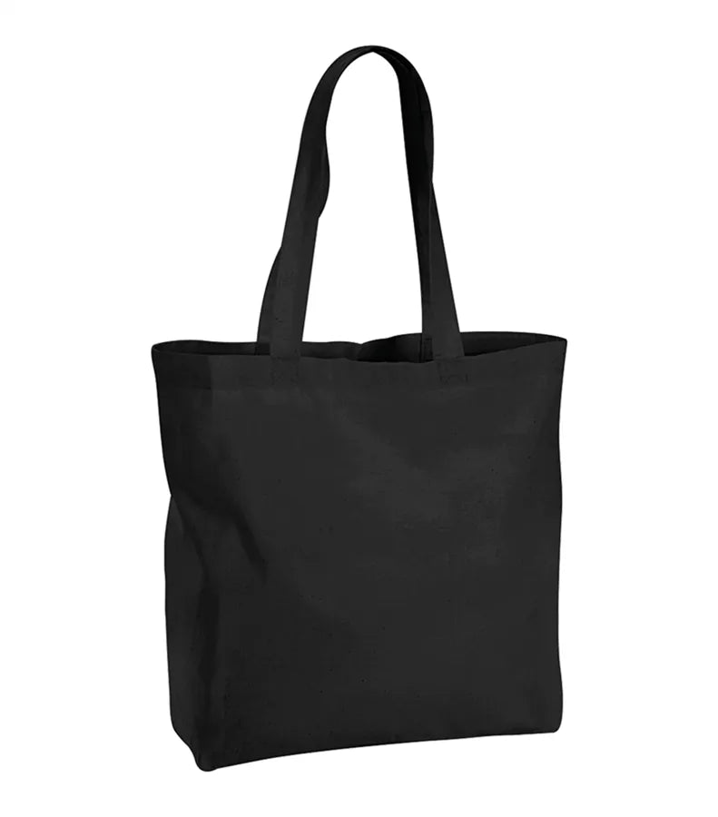Organic Premium Cotton Maxi Tote Black