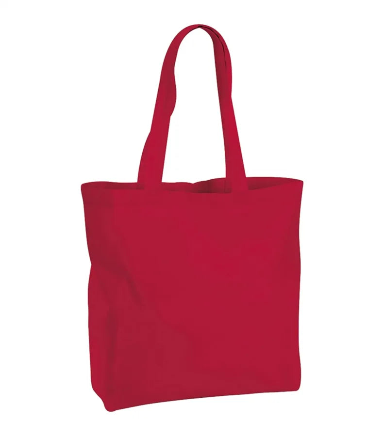 Organic Premium Cotton Maxi Tote ClassicRed