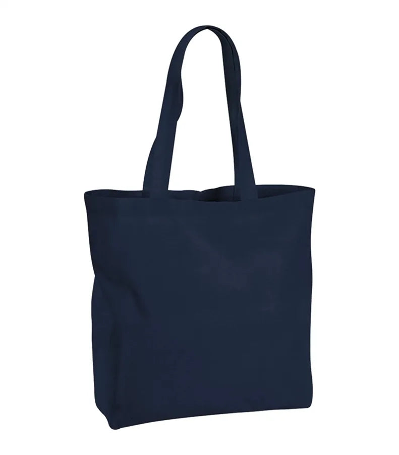 Organic Premium Cotton Maxi Tote FrenchNavy
