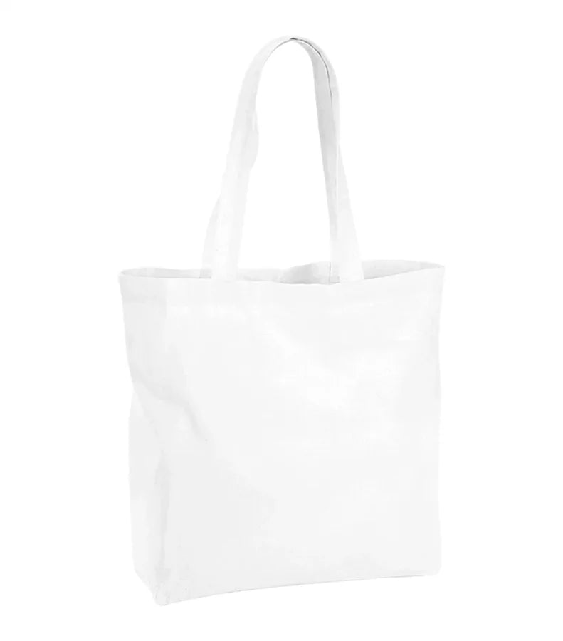 Organic Premium Cotton Maxi Tote White