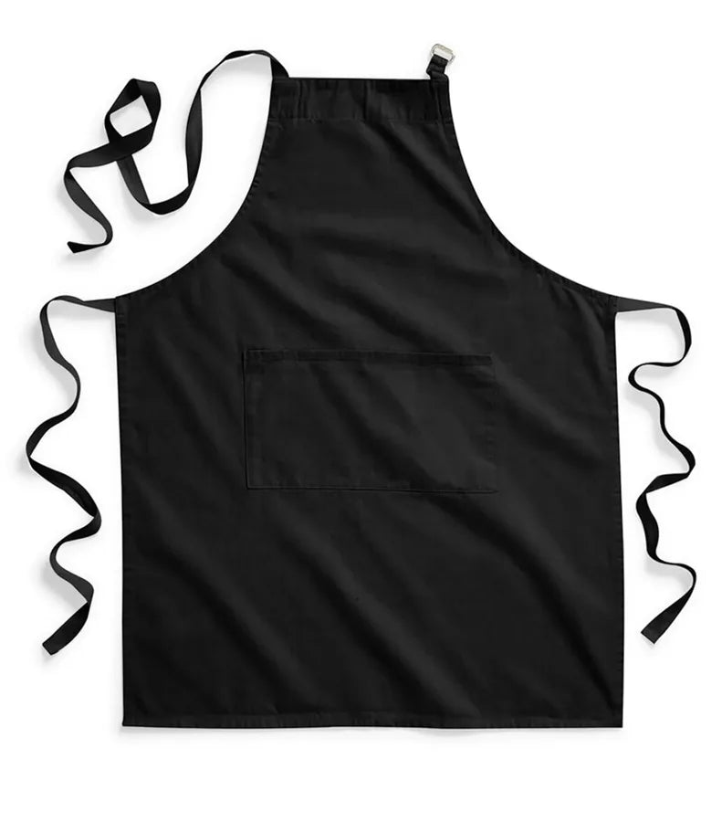 Fairtrade Cotton Adult Craft Apron Black