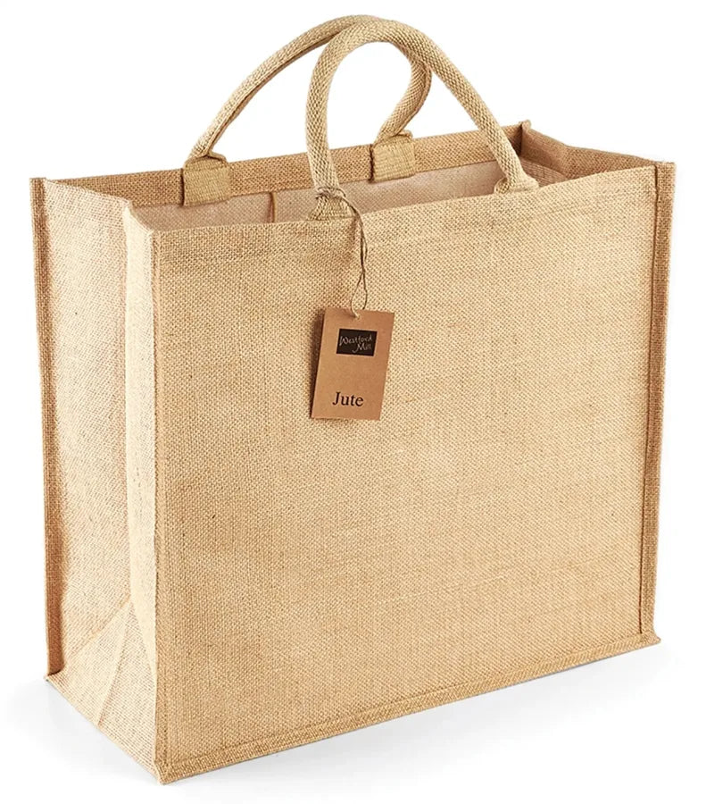 Jute Jumbo Shopper Natural
