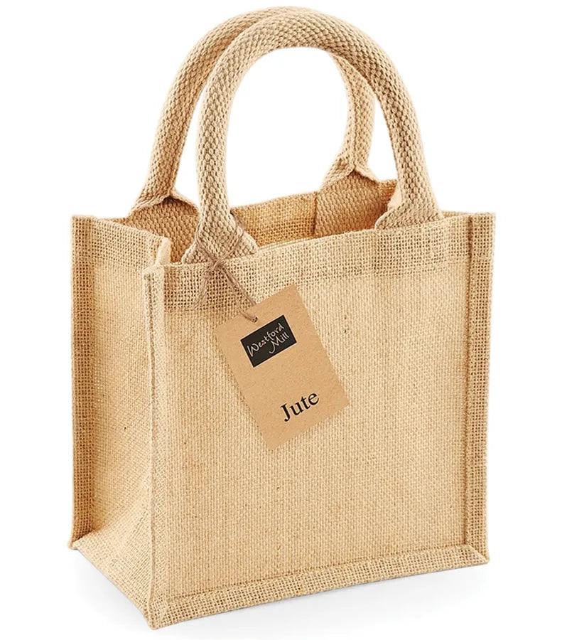 Jute Petite Gift Bag Natural