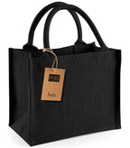 Jute Mini Gift Bag Black/Black
