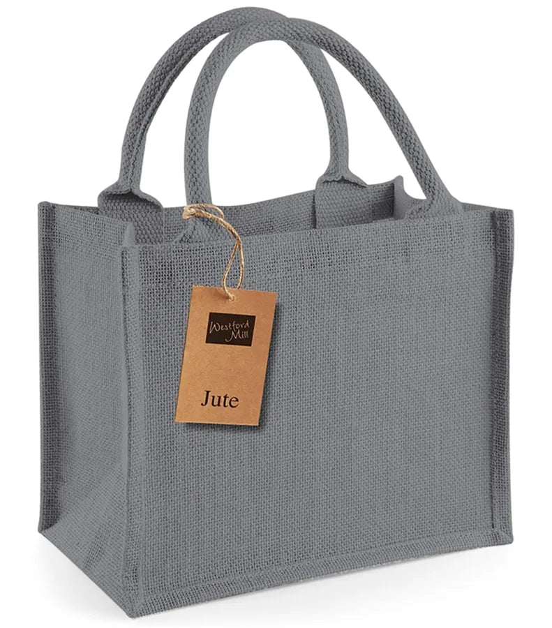 Jute Mini Gift Bag GraphiteGrey/GraphiteGrey