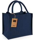 Jute Mini Gift Bag Navy/Navy