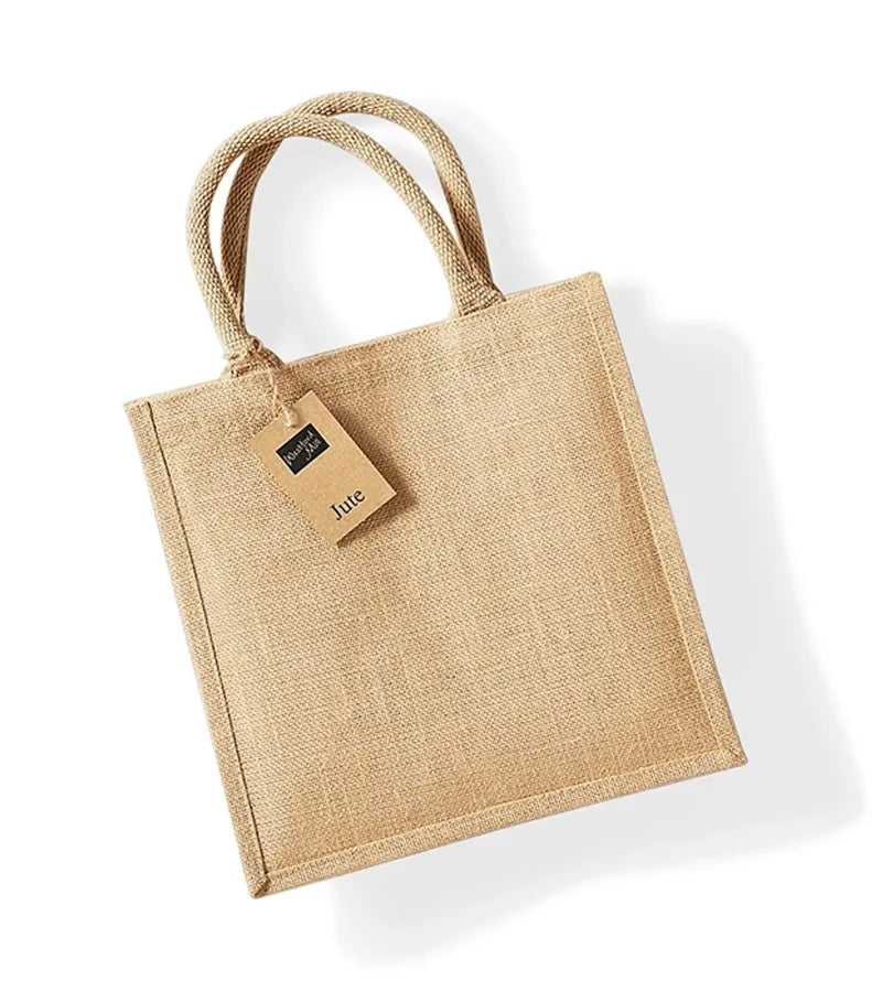 Jute Midi Tote Natural