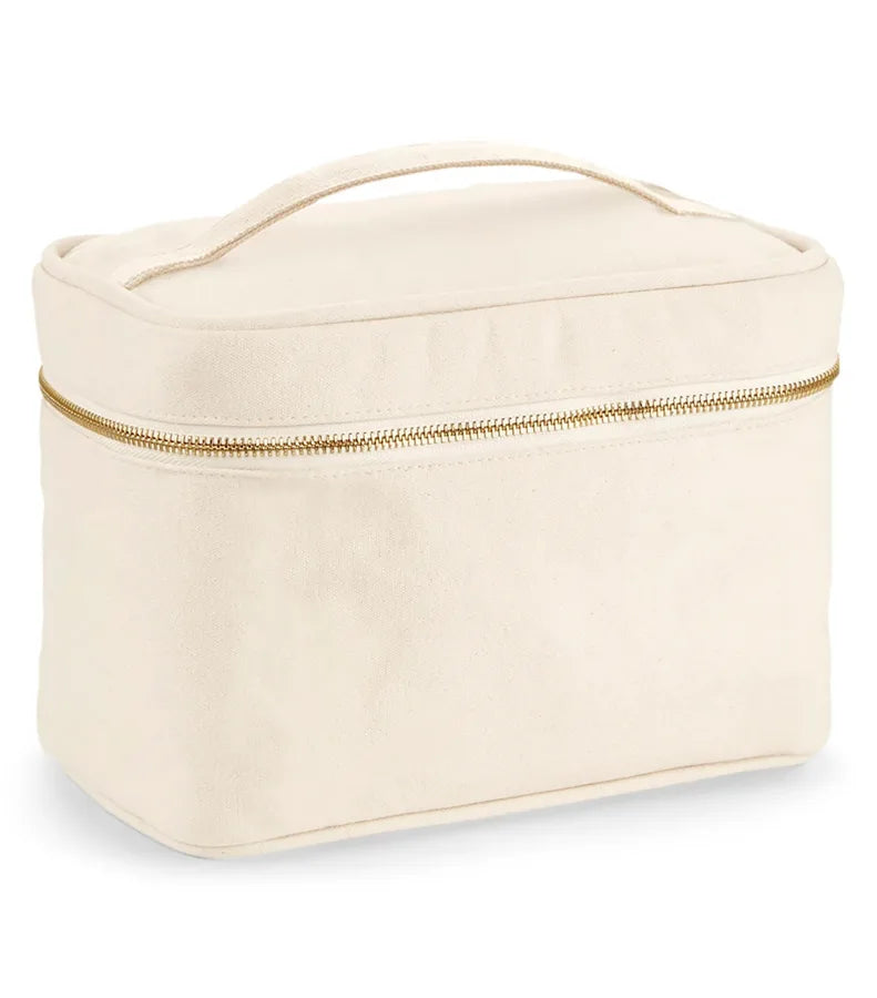 Canvas Vanity Case Natural