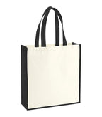 Gallery Canvas Tote Natural/Black