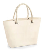 Nautical Beach Bag Natural