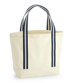 EarthAware Organic Boat Bag Natural/Navy