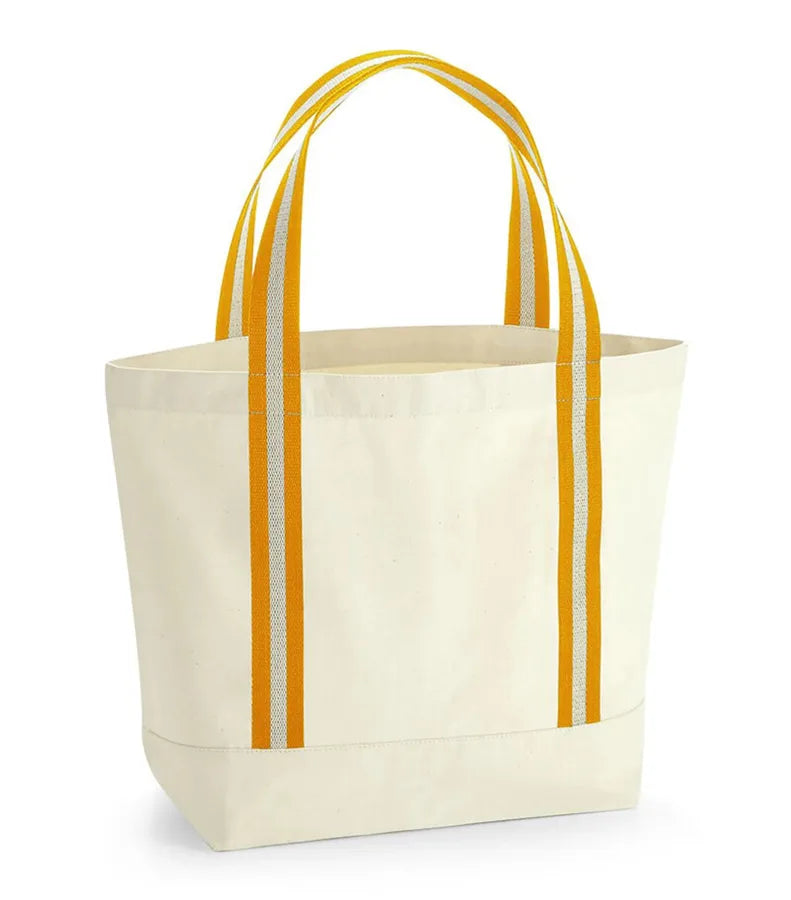EarthAware Organic Boat Bag Natural/Amber