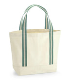 EarthAware Organic Boat Bag Natural/SageGreen