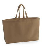 Heavyweight Canvas Oversized Tote Bag Caramel