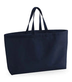Heavyweight Canvas Oversized Tote Bag FrenchNavy