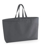 Heavyweight Canvas Oversized Tote Bag GraphiteGrey