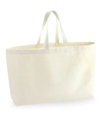 Heavyweight Canvas Oversized Tote Bag Natural