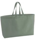 Heavyweight Canvas Oversized Tote Bag DustyGreen