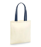 EarthAware® Organic Bag for Life - Contrast Handle Natural/FrenchNavy